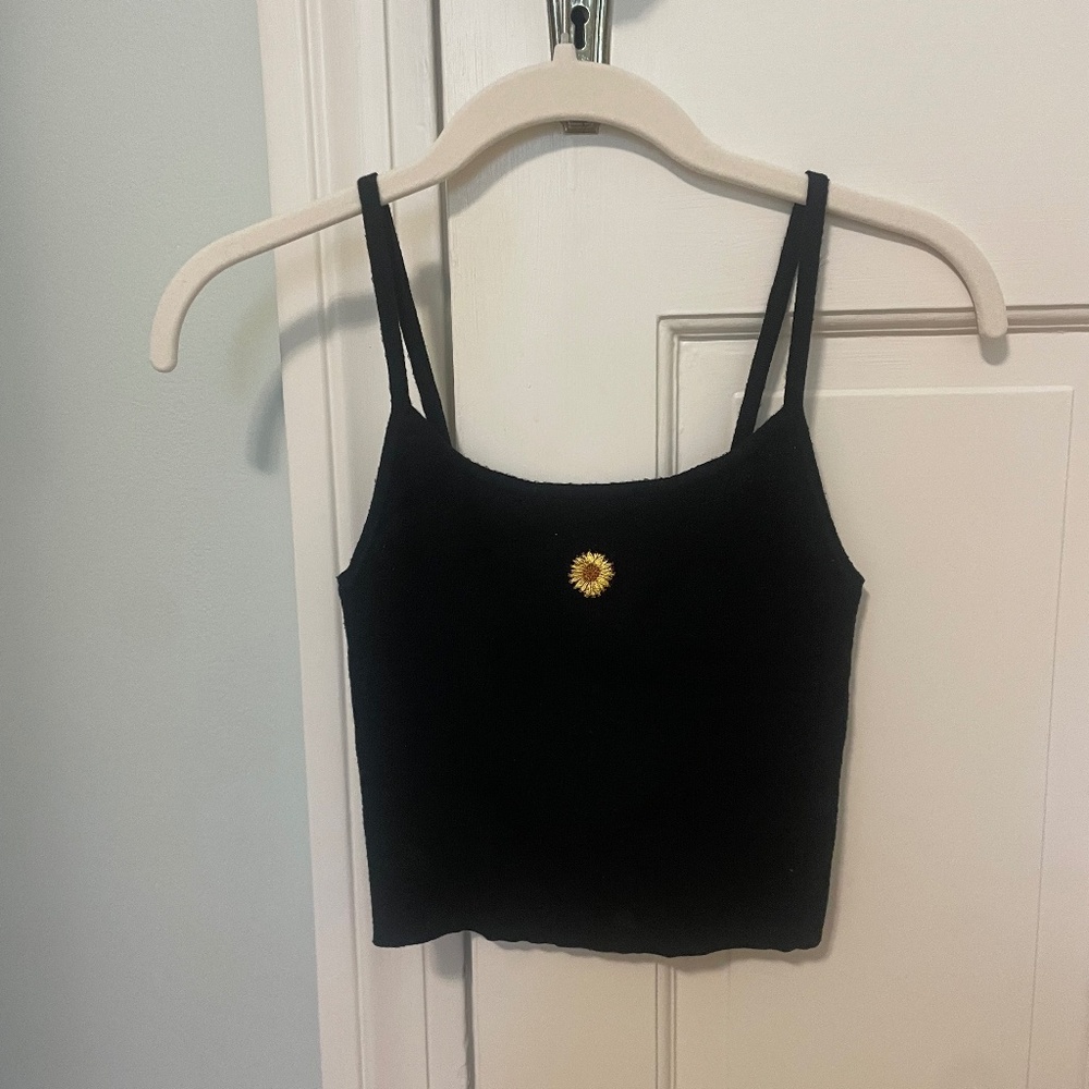 Pacsun tank top with sunflower